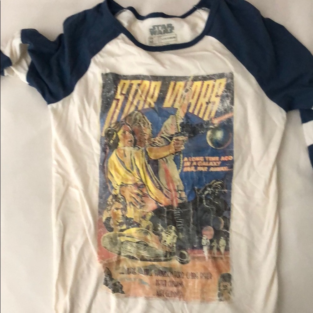 star wars baseball tee